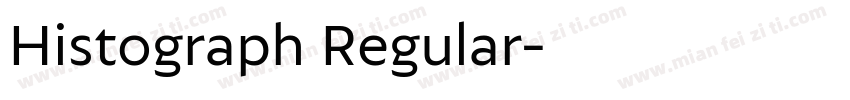 Histograph Regular字体转换